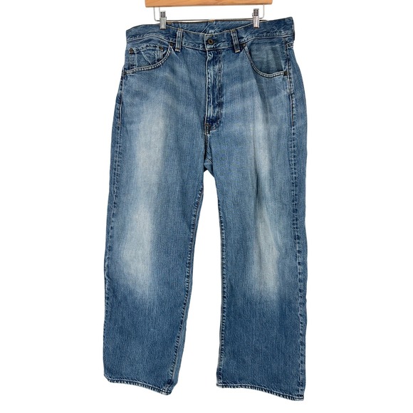 Polo Jeans Company Other - Polo Jeans Company‎ Thompson Loose Fit Mens Blue Denim Jeans 40x30 Skater Pipe